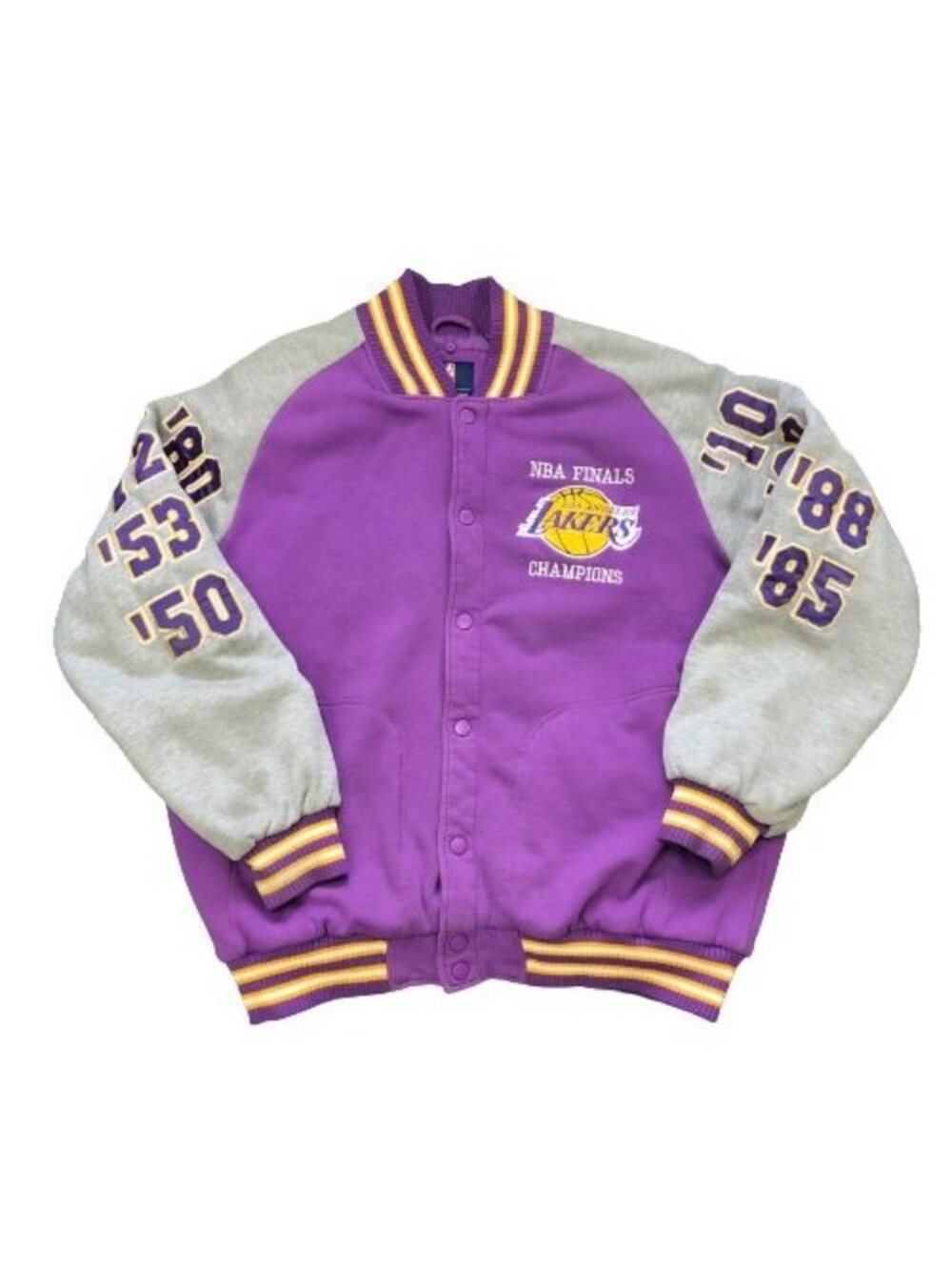 G III Carl Banks Los Angeles Lakers NBA Finals Champions Varsity Jacket Size XL